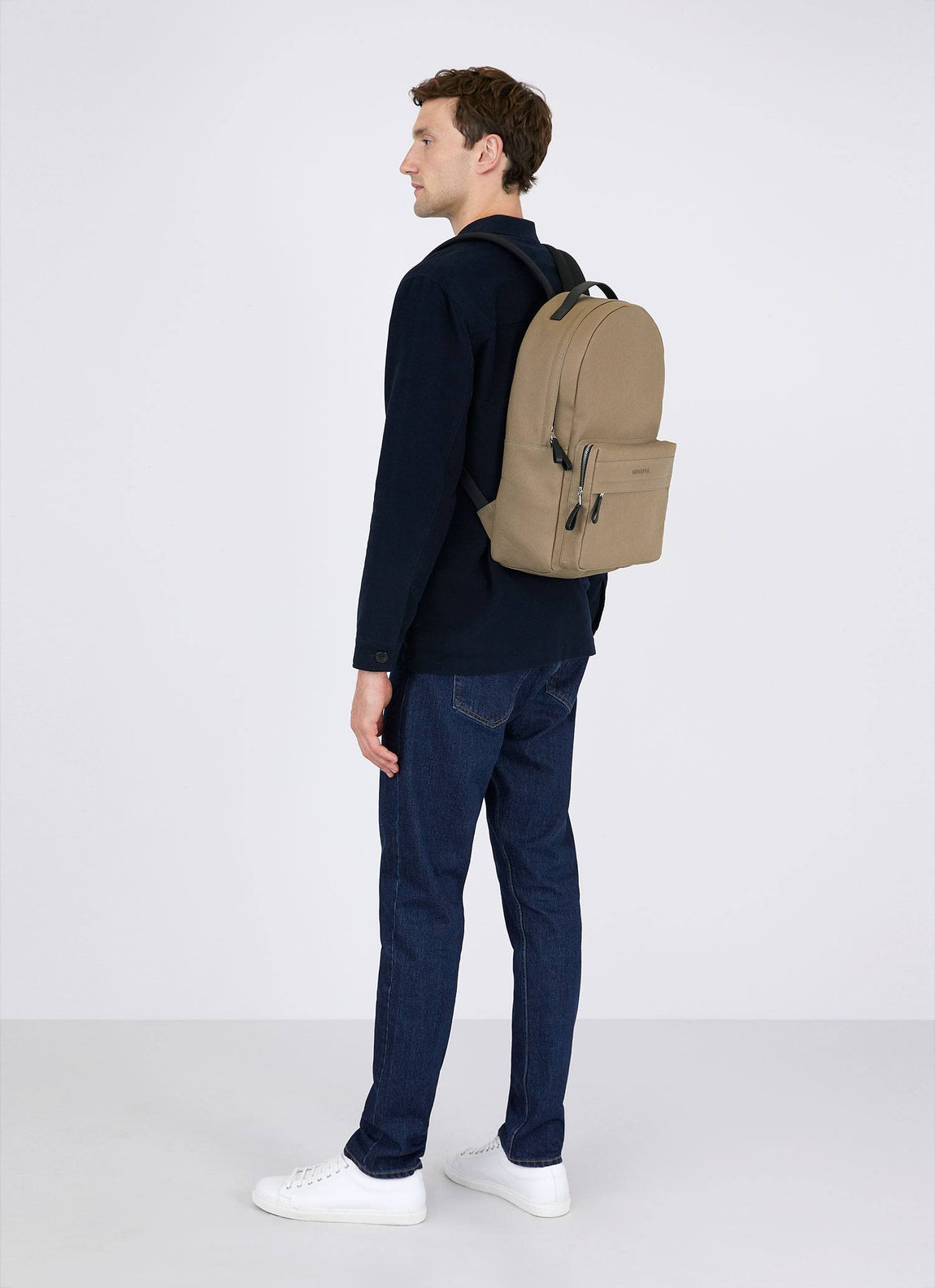 Backpack in Dark Stone