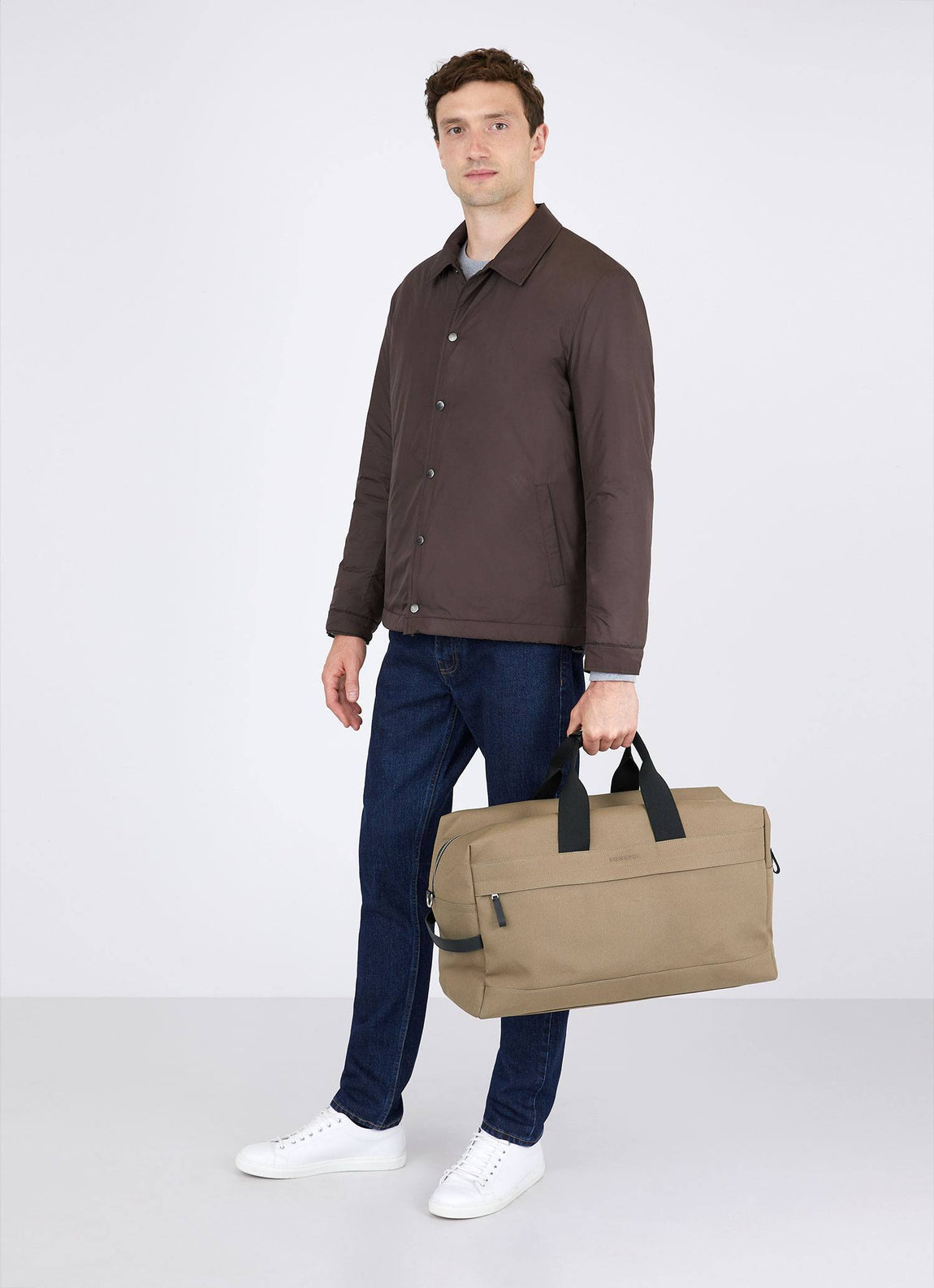 Weekend Bag in Dark Stone