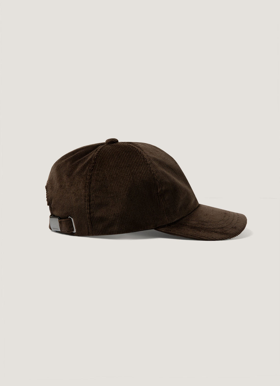 Men's Corduroy Cap in Dark Chocolate