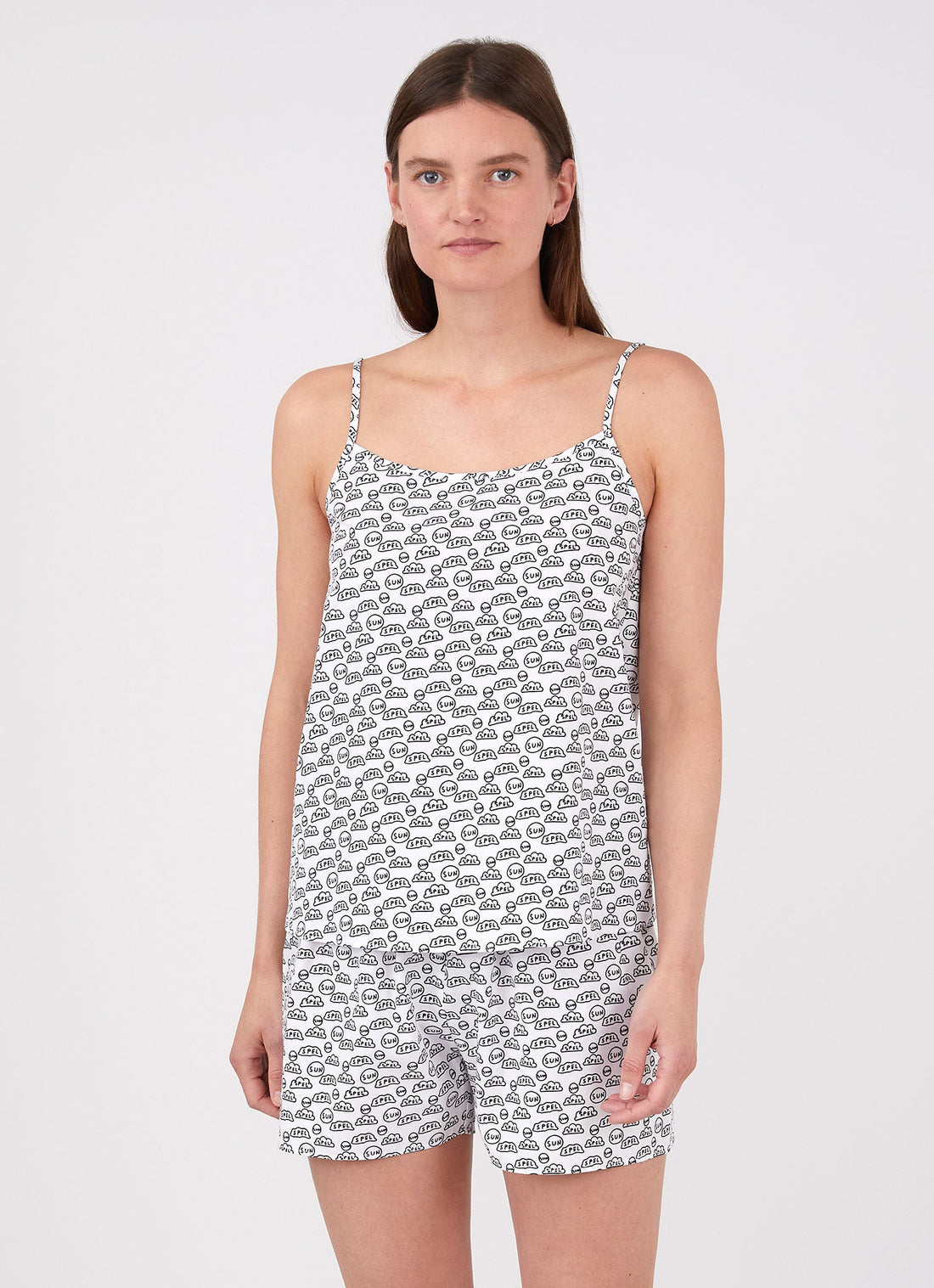 Women's David Shrigley Cami in White