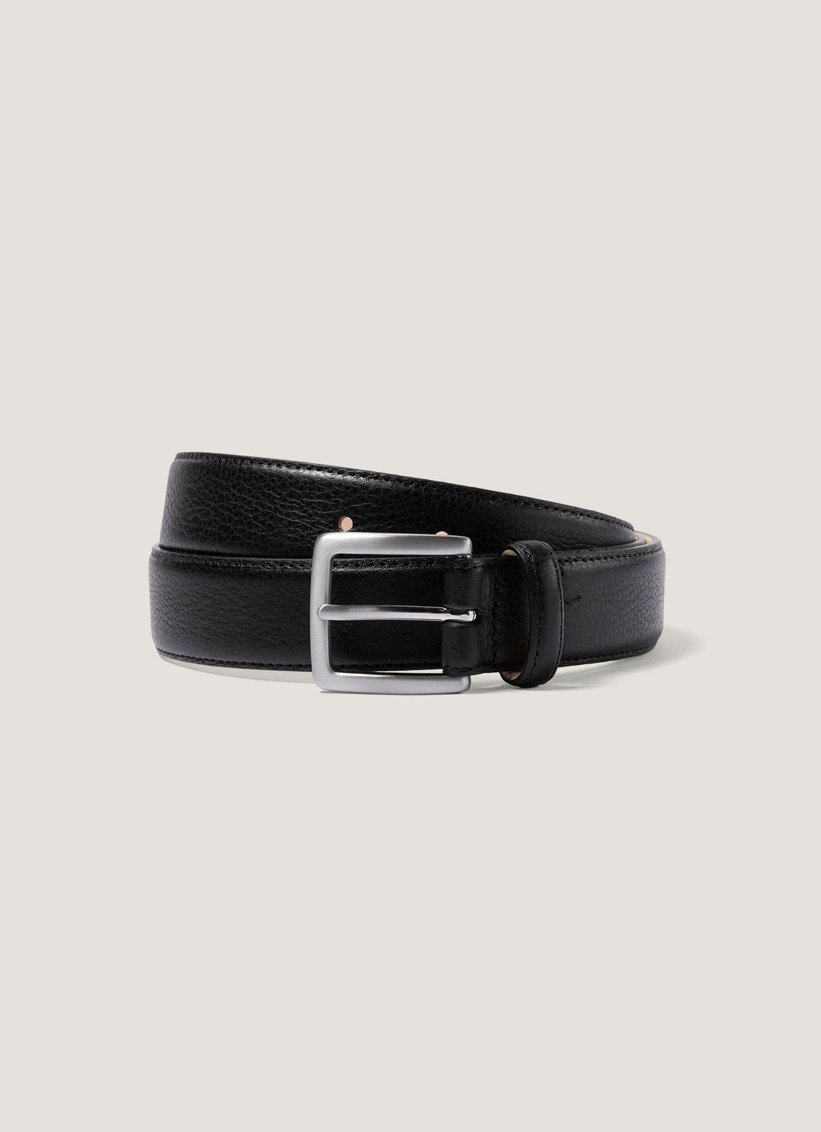 Men's Smart Leather Belt in Black
