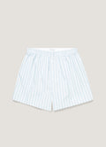 Men's Classic Boxer Short in Sky Blue/White