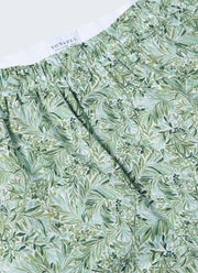 Men's Classic Boxer Short in Liberty Fabric in Green Garden