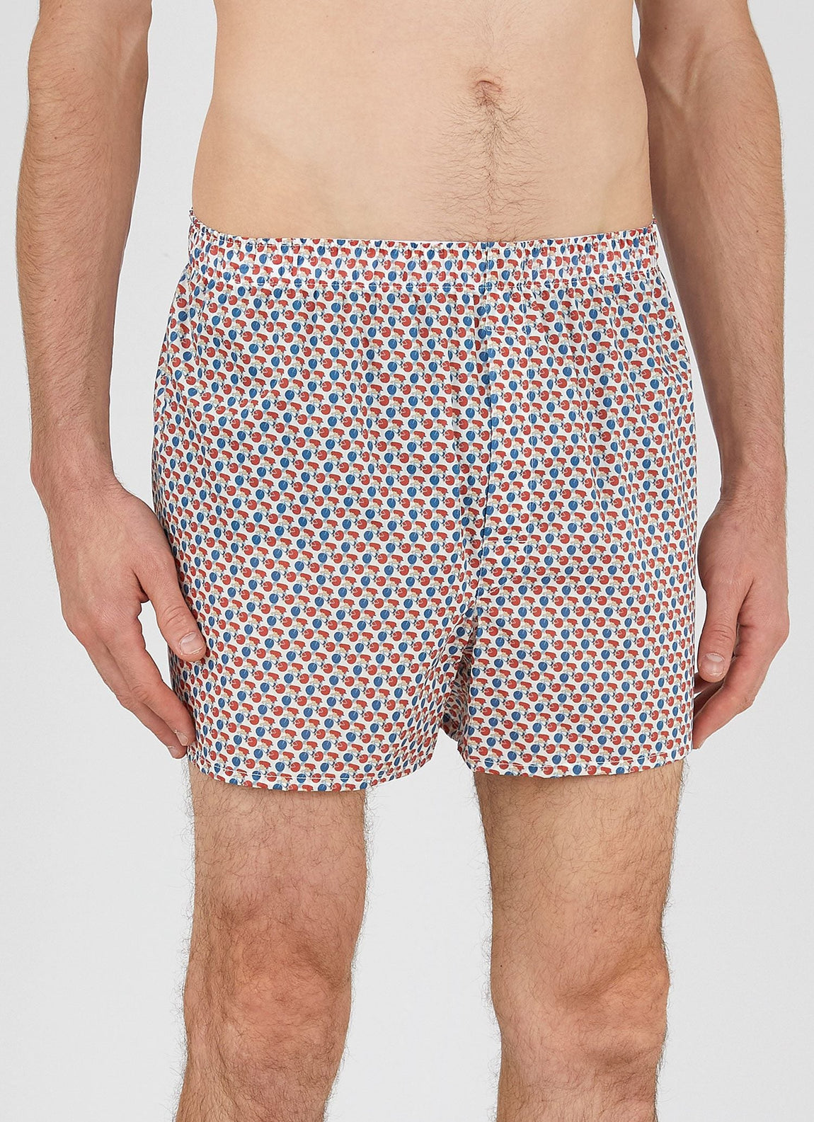 Men's Liberty Print Boxer Shorts in Liberty Red Velodrome