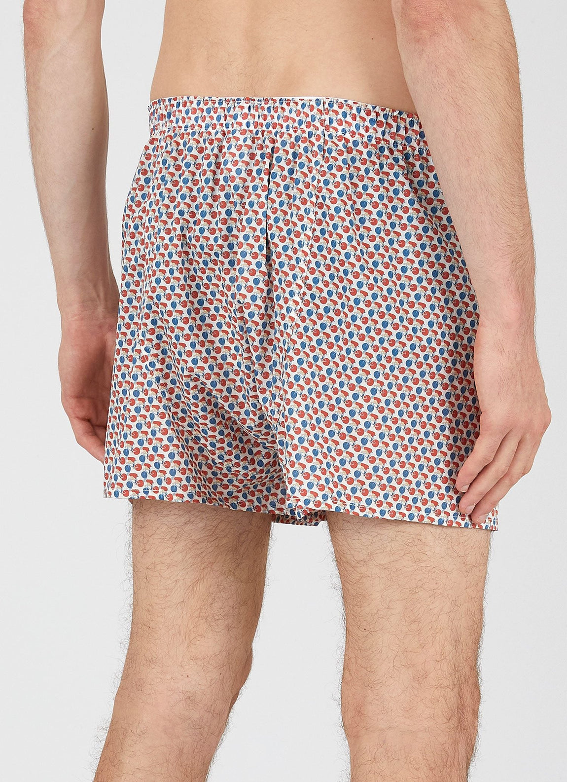 Men's Liberty Print Boxer Shorts in Liberty Red Velodrome