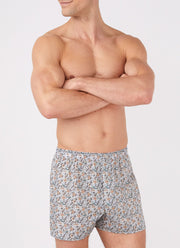 Men's Liberty Print Boxer Shorts in Strawberry Tree