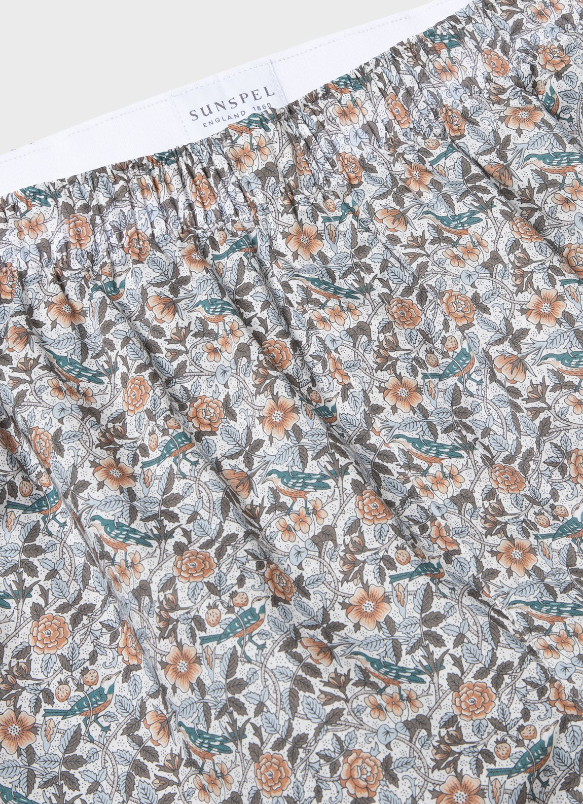 Men's Liberty Print Boxer Shorts in Strawberry Tree