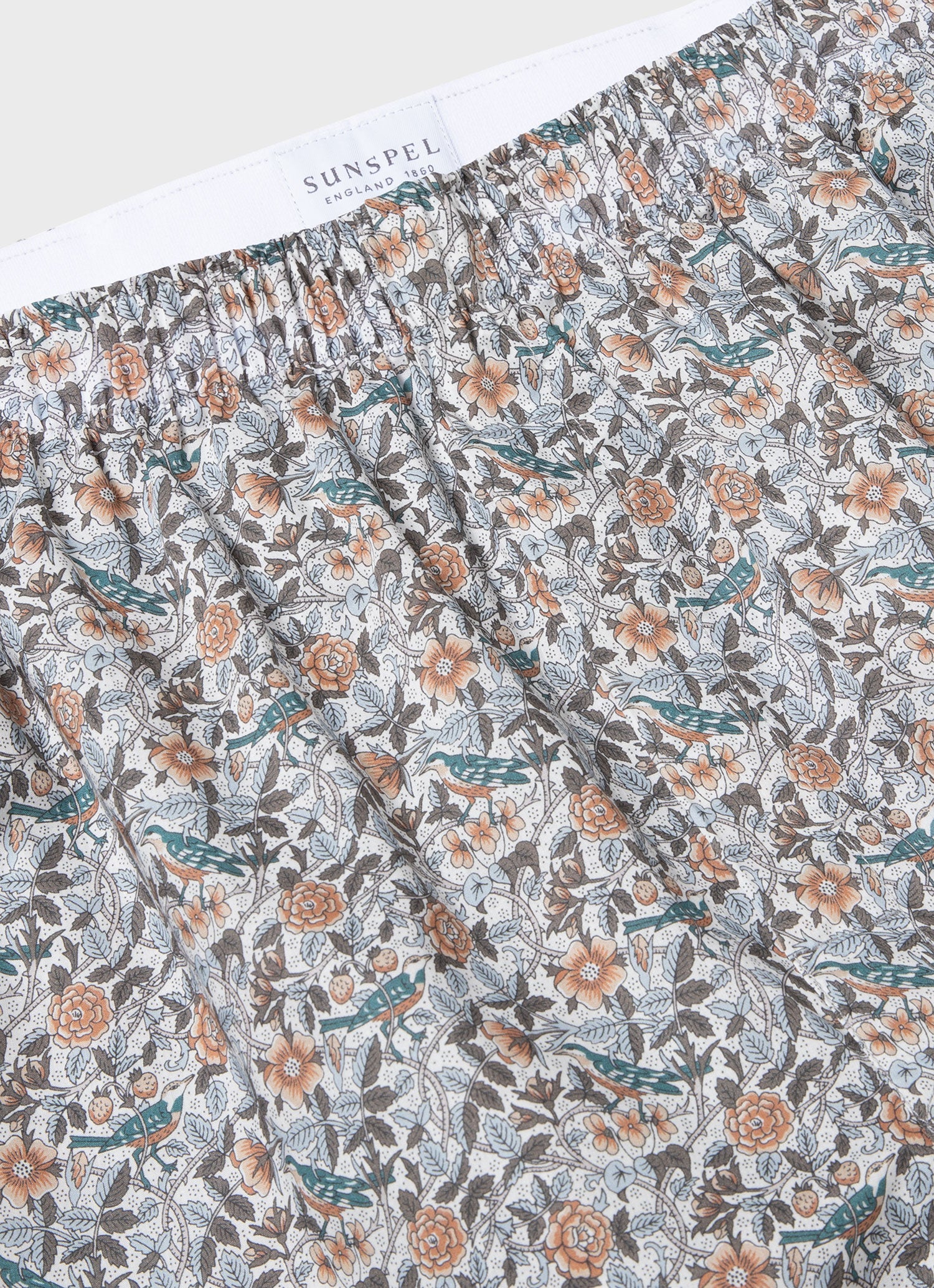 Men's Liberty Print Boxer Shorts in Strawberry Tree