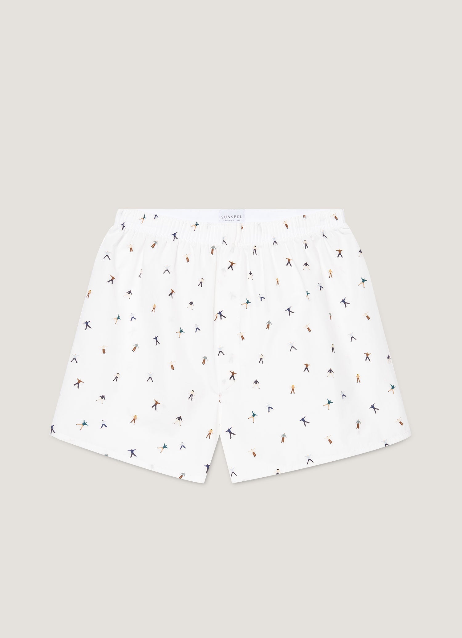 Men's Classic Boxer Short in Snow Angel Print