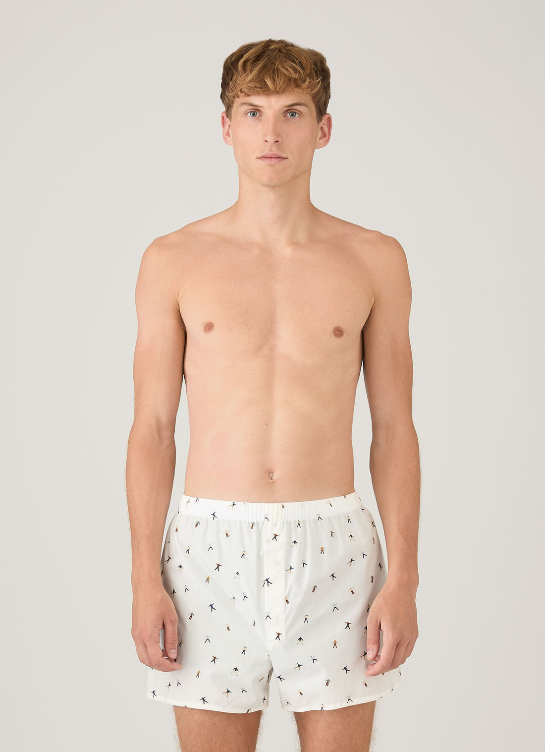 Men's Classic Boxer Short in Snow Angel Print