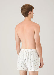 Men's Classic Boxer Short in Snow Angel Print