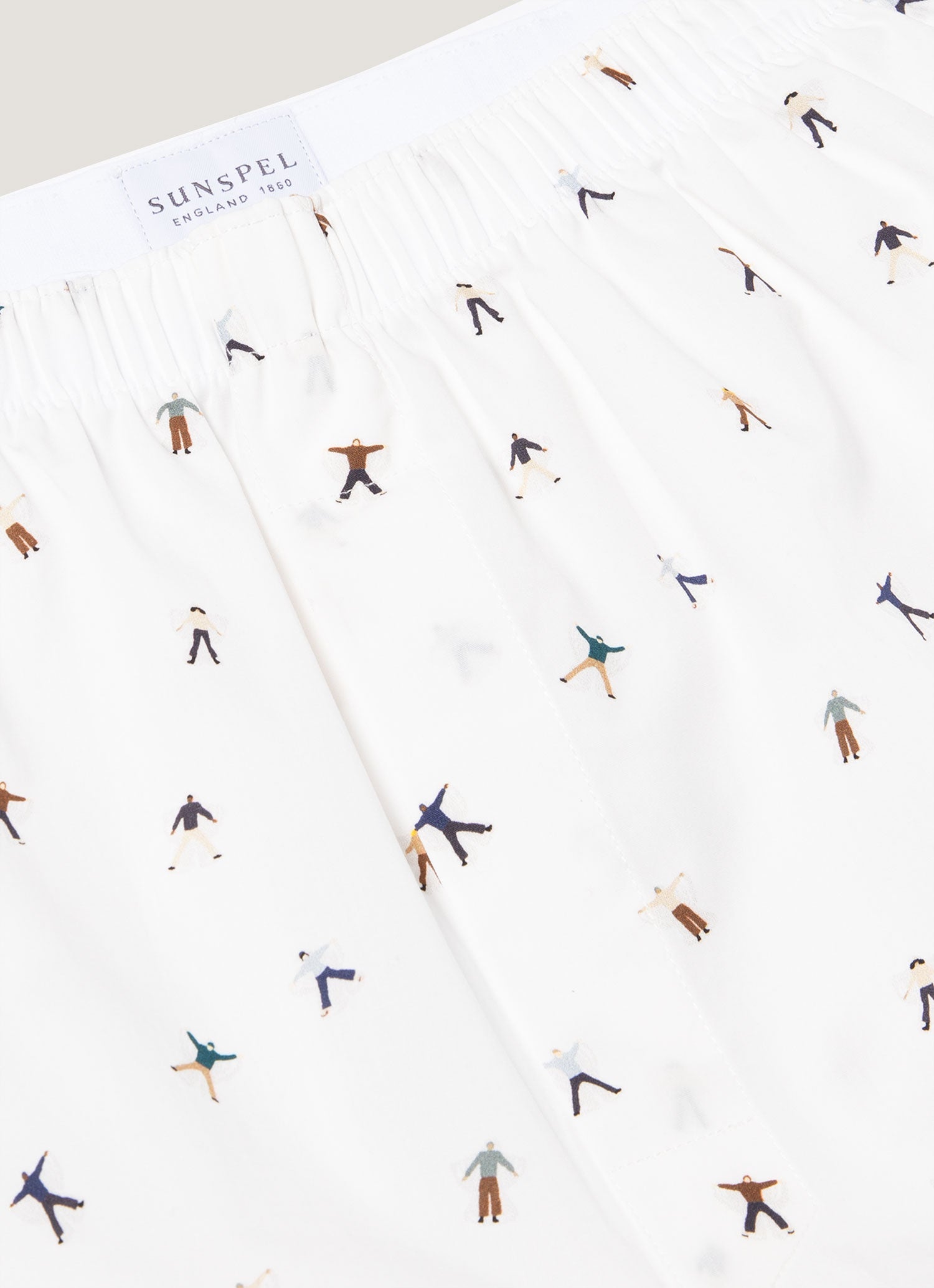 Men's Classic Boxer Shorts in Snow Angel Print