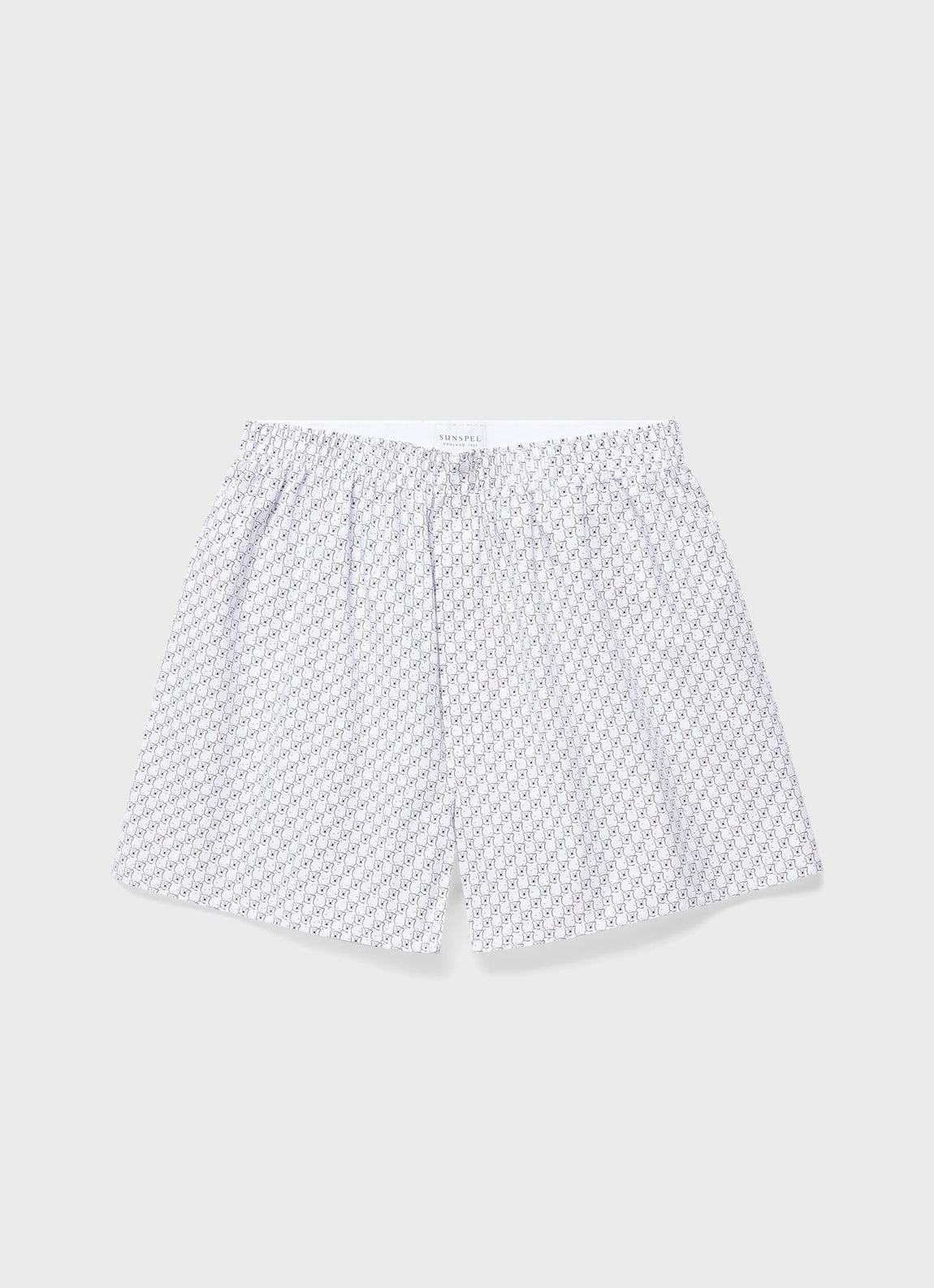 Men's Classic Print Boxer Shorts in Polar Bear