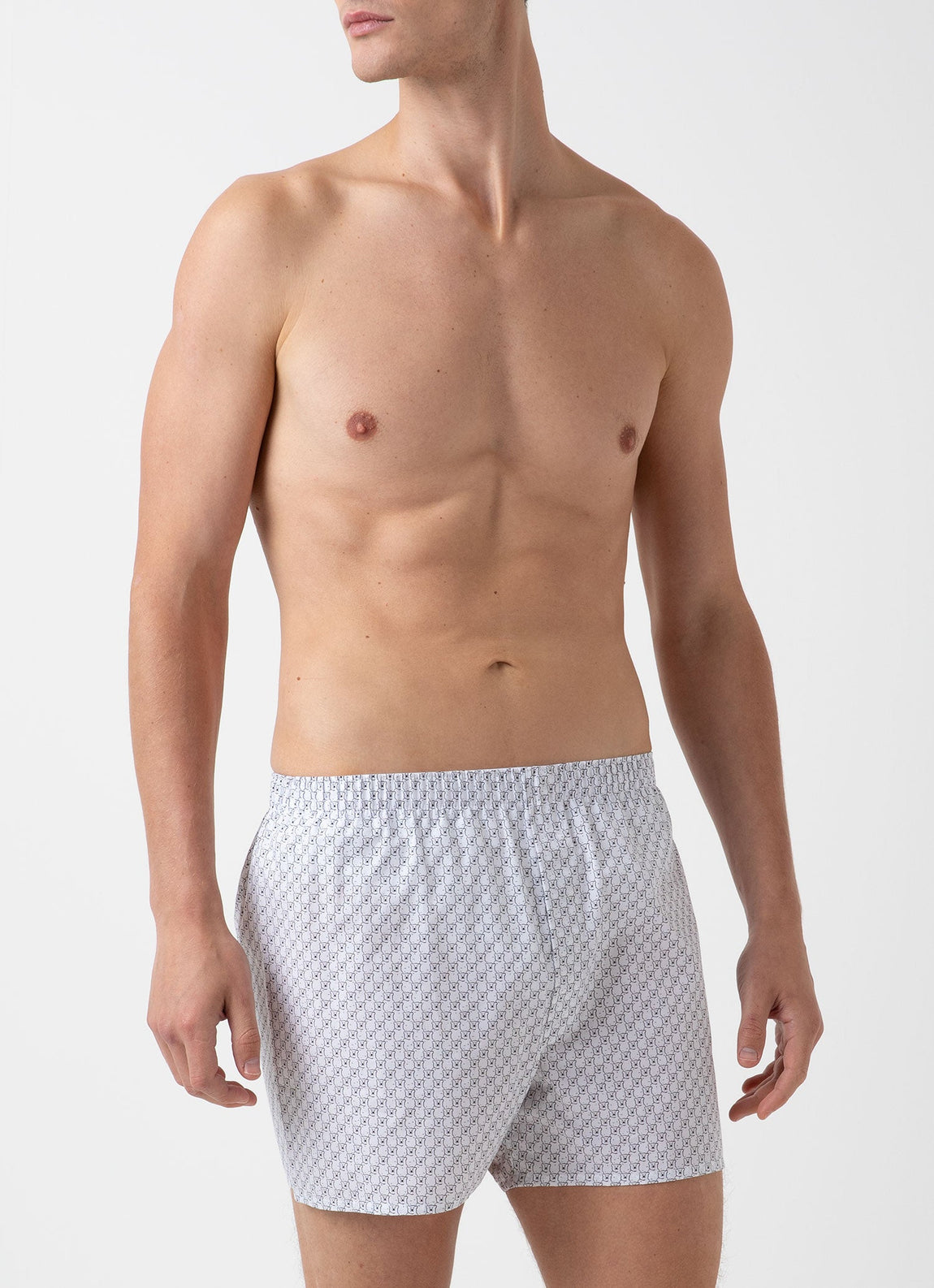 Men's Classic Print Boxer Shorts in Polar Bear