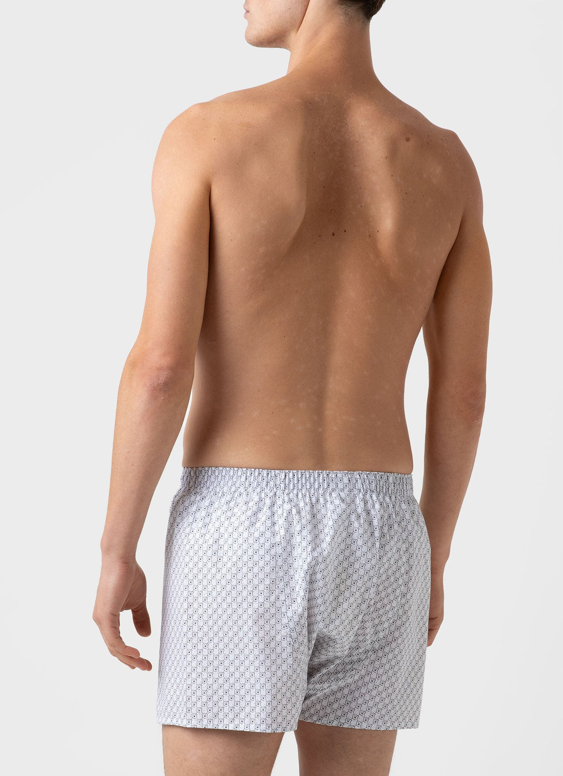Men's Classic Print Boxer Shorts in Polar Bear