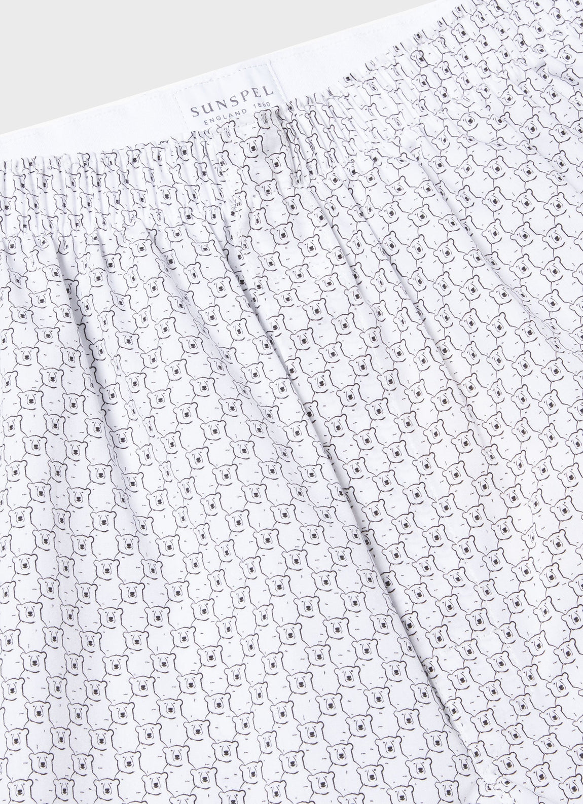 Men's Classic Print Boxer Shorts in Polar Bear