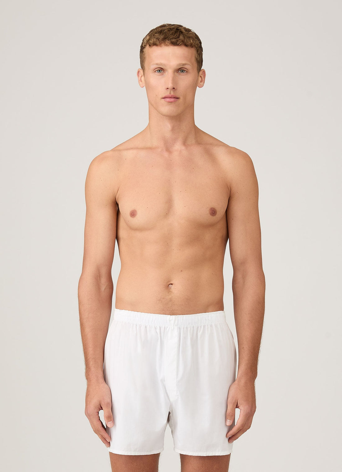 Men's Long Cut Classic Boxer Short in White