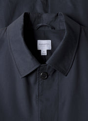 Men's Showerproof Cotton Mac in Navy