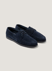 Men's Moccasin in Navy