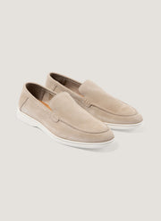 Men's Suede Loafer in Sand