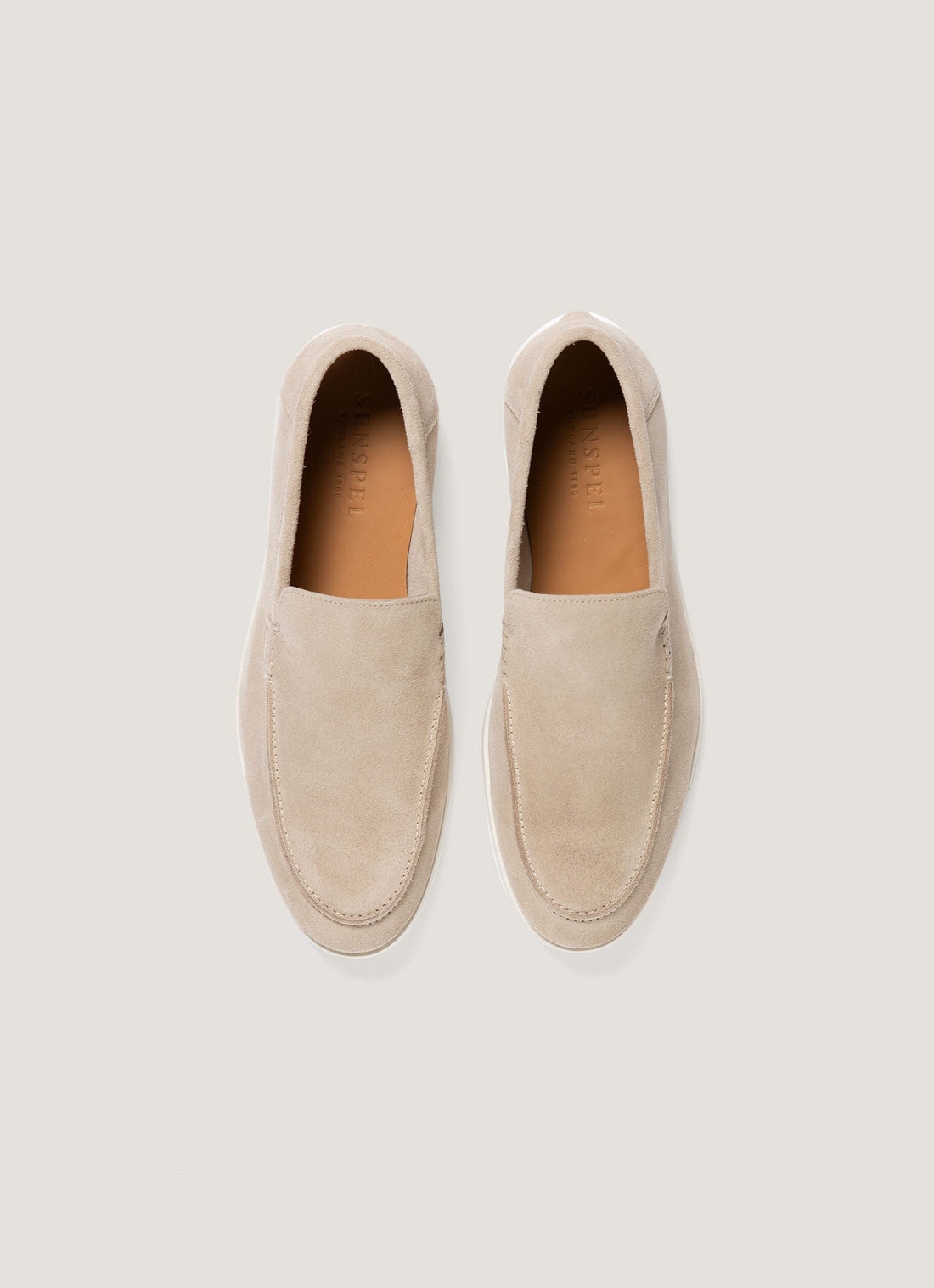 Men's Suede Loafer in Sand