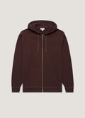 Men's Loopback Zip Hoodie in Truffle