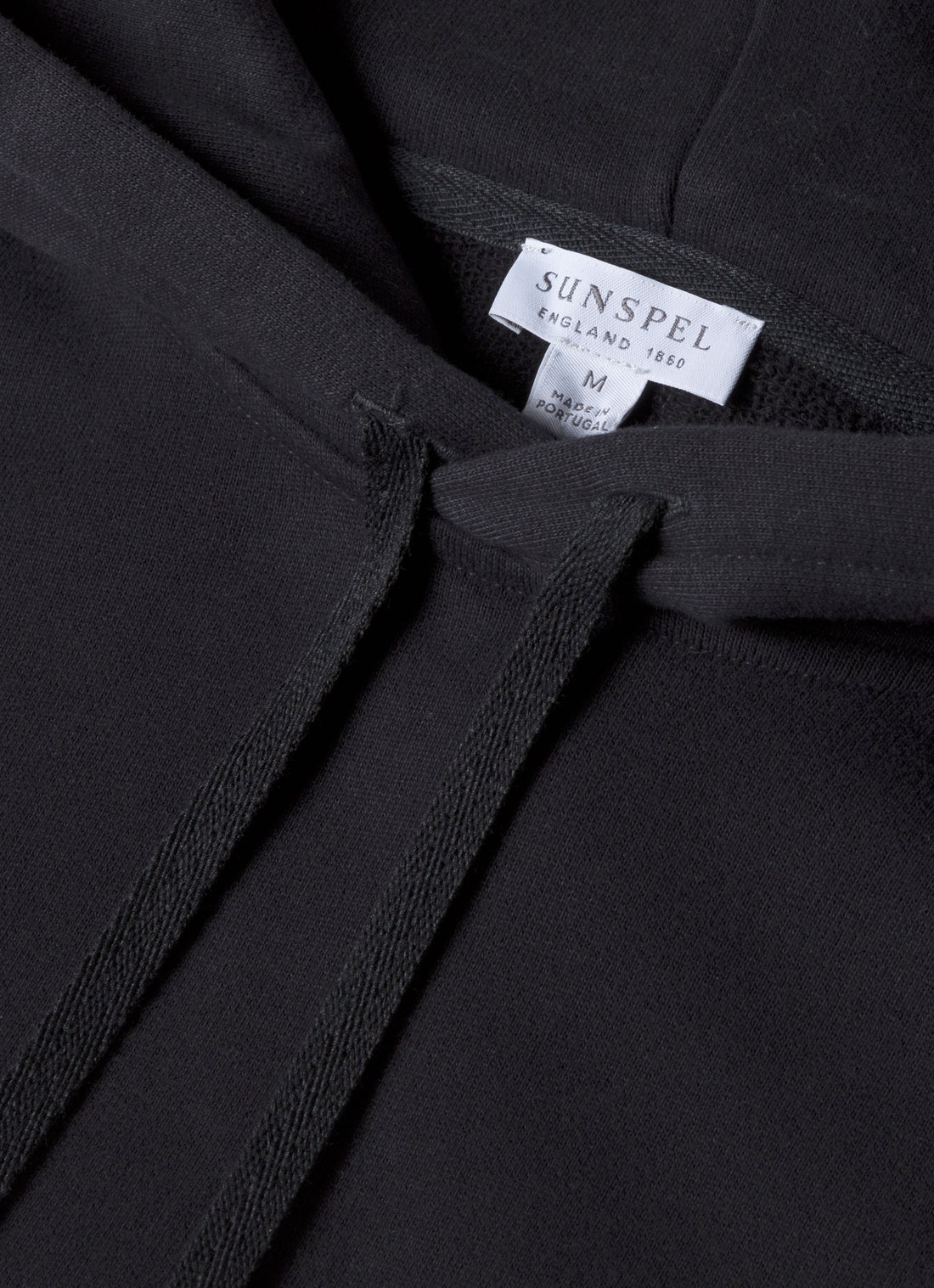 Men's Loopback Hoodie in Black