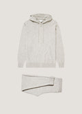 Men's Cashmere Lounge Set in Grey Melange