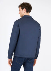 Men's Padded Coach Jacket in Navy