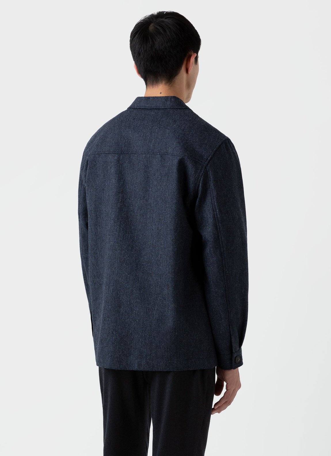 Men's Donegal Twin Pocket Jacket in Space Blue