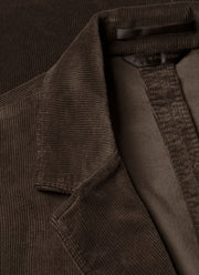Men's Corduroy Two-Piece Suit in Coffee