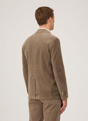 Men's Corduroy Blazer in Bark