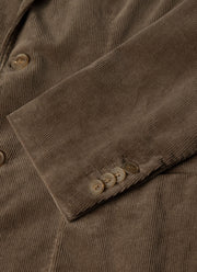 Men's Corduroy Blazer in Bark