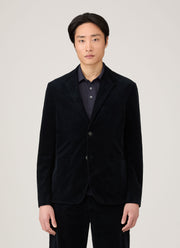 Men's Corduroy Blazer in Navy