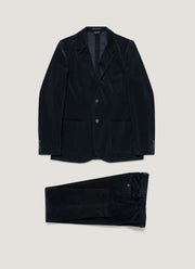 Men's Corduroy Two-Piece Suit in Navy