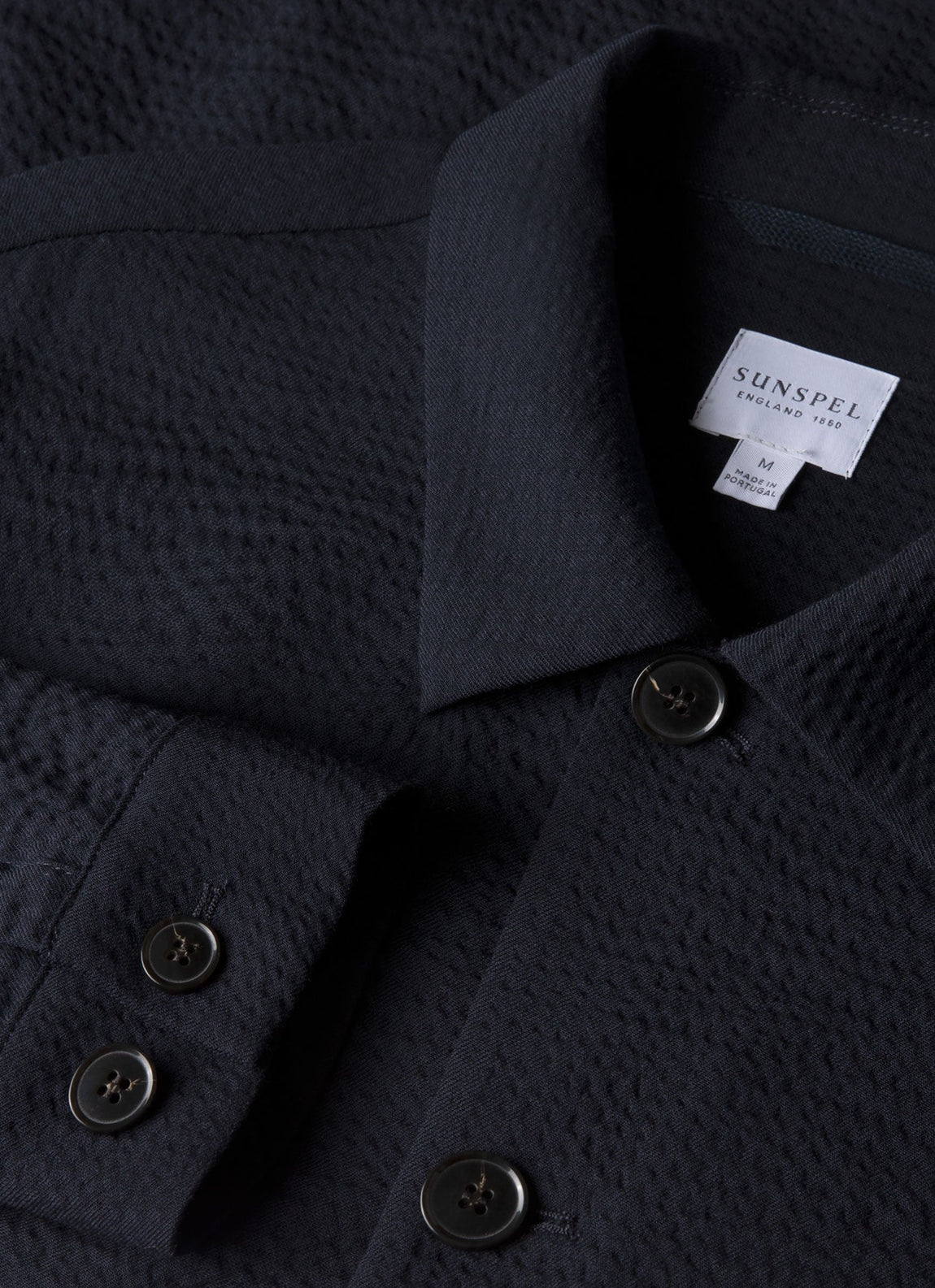 Men's Seersucker Jacket in Navy