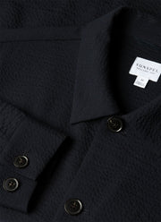 Men's Seersucker Jacket in Navy