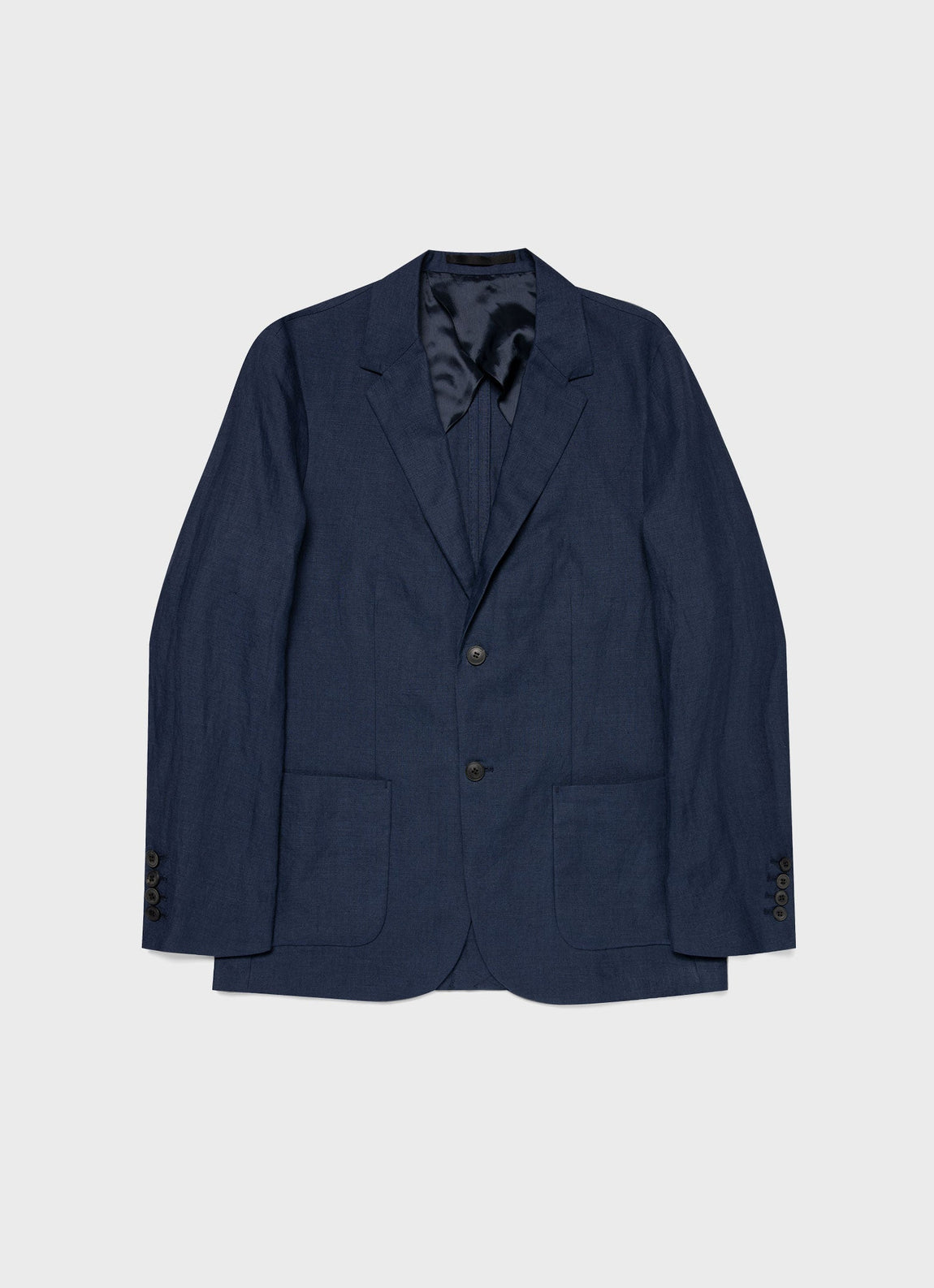 Men's Linen Blazer in Light Navy