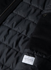 Men's Wool Cashmere Gilet in Navy