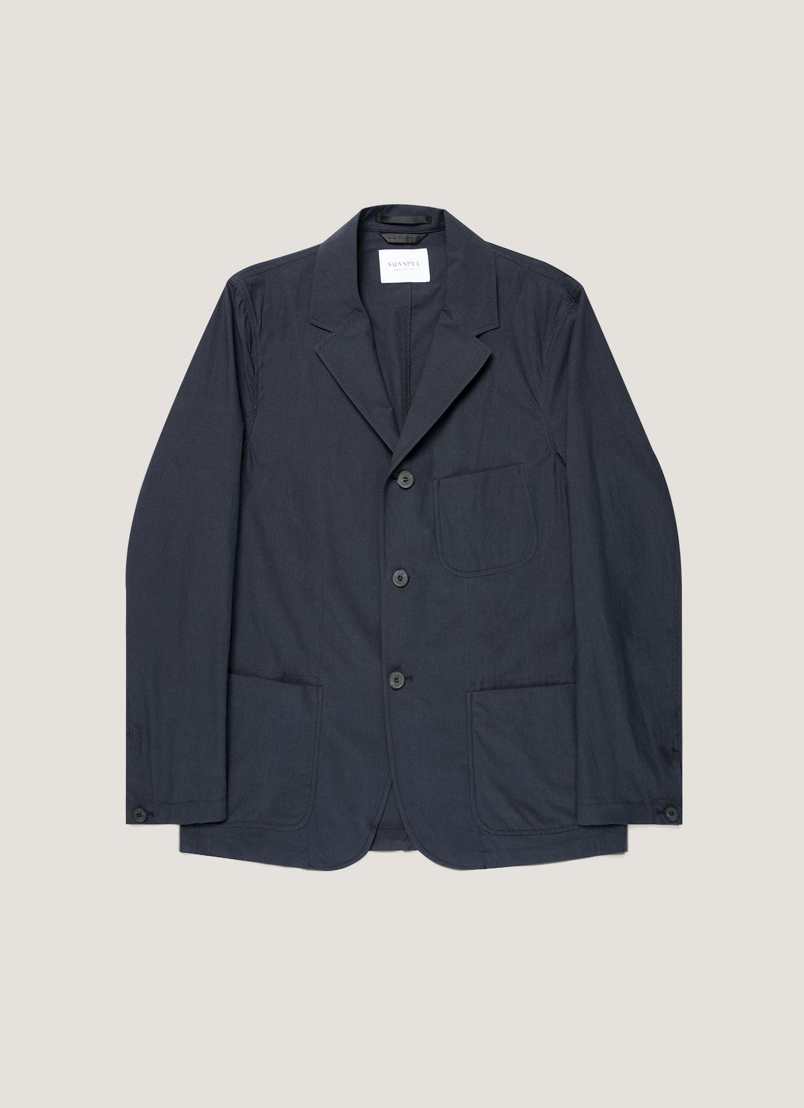 Men's Lightweight Cotton Poplin Jacket in Navy