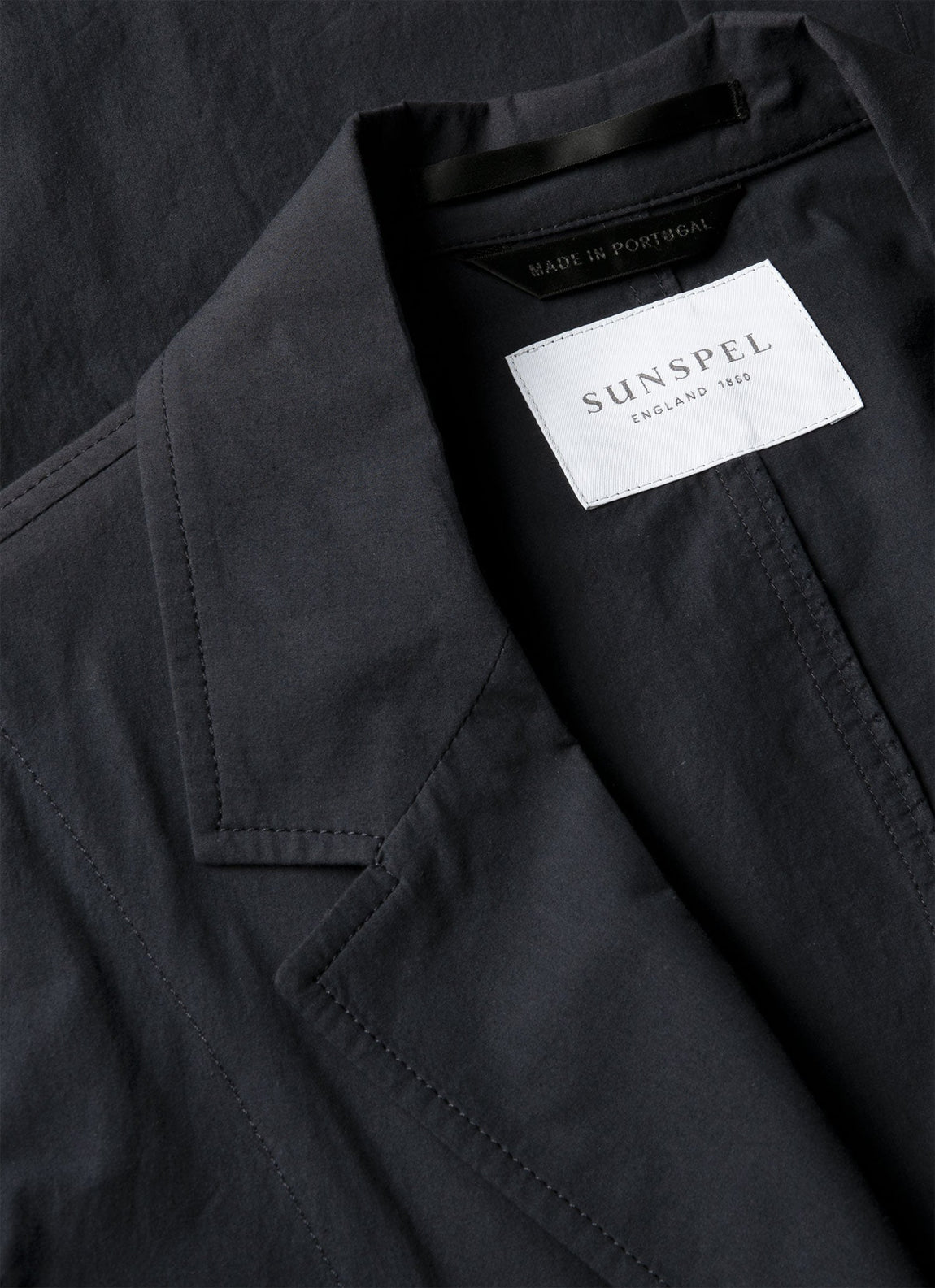 Men's Lightweight Cotton Poplin Jacket in Navy