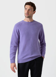 Men's Lambswool Crew Neck Jumper in Heather
