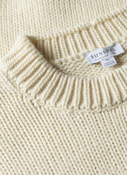 Men's Fisherman Jumper in Ecru