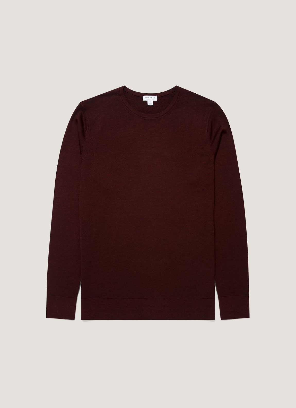 Men's Extra-Fine Merino Jumper in Bakelite
