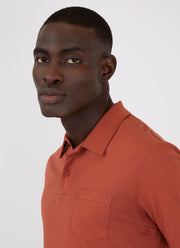 Men's Riviera Polo Shirt in Chestnut