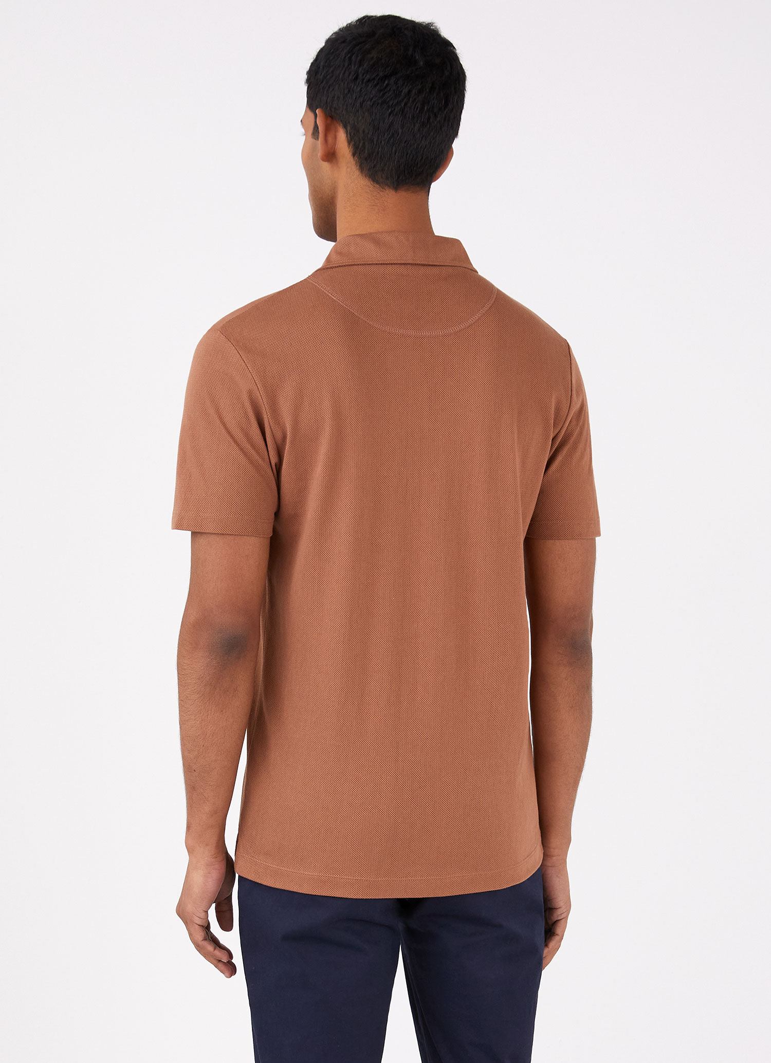 Men's Riviera Polo Shirt in Gingerbread