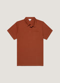 Men's Riviera Polo Shirt in Rust