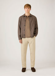 Men's Riviera Polo Shirt in Dark Cedar