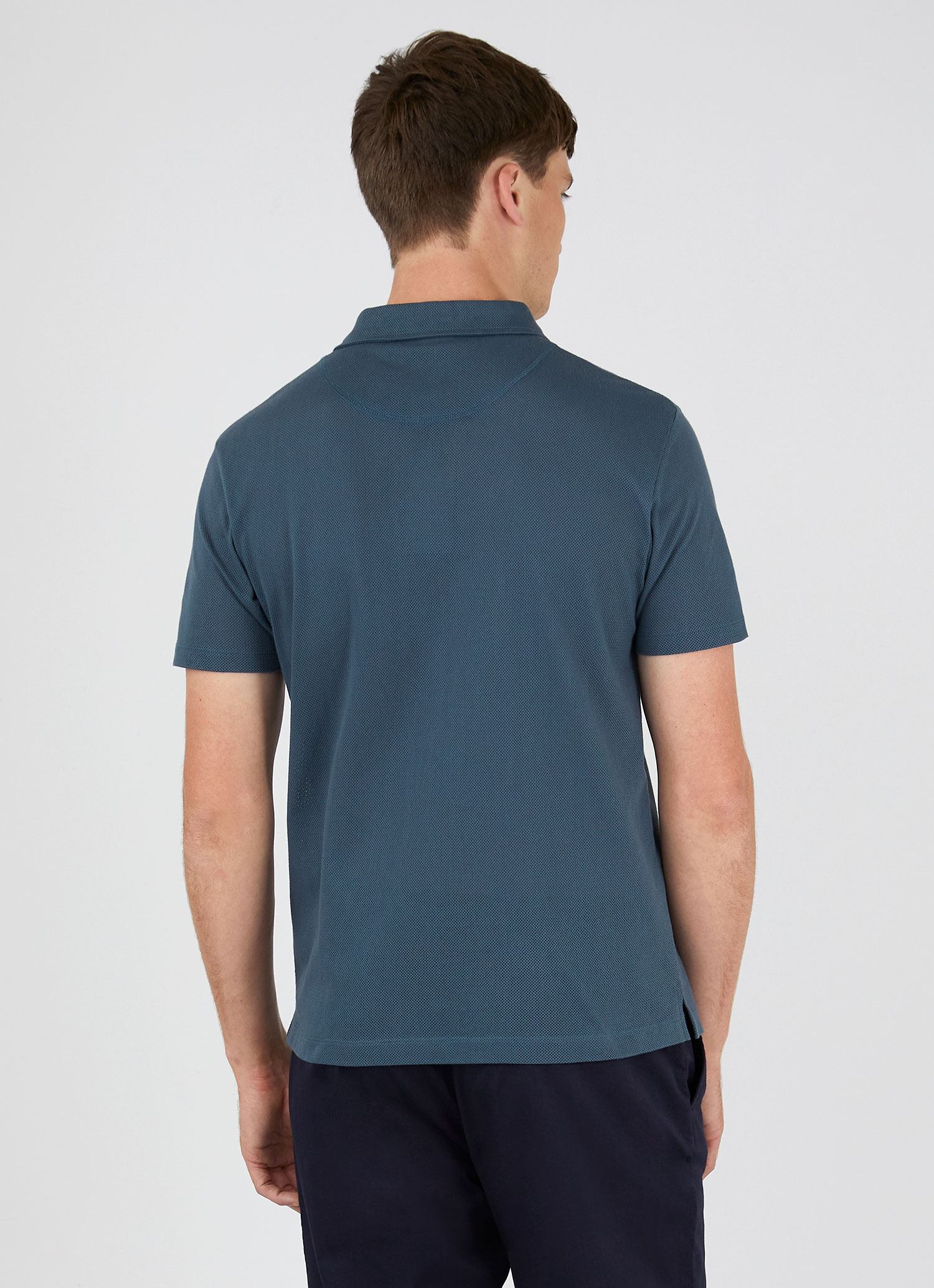 Men's Riviera Polo Shirt in Dark Petrol