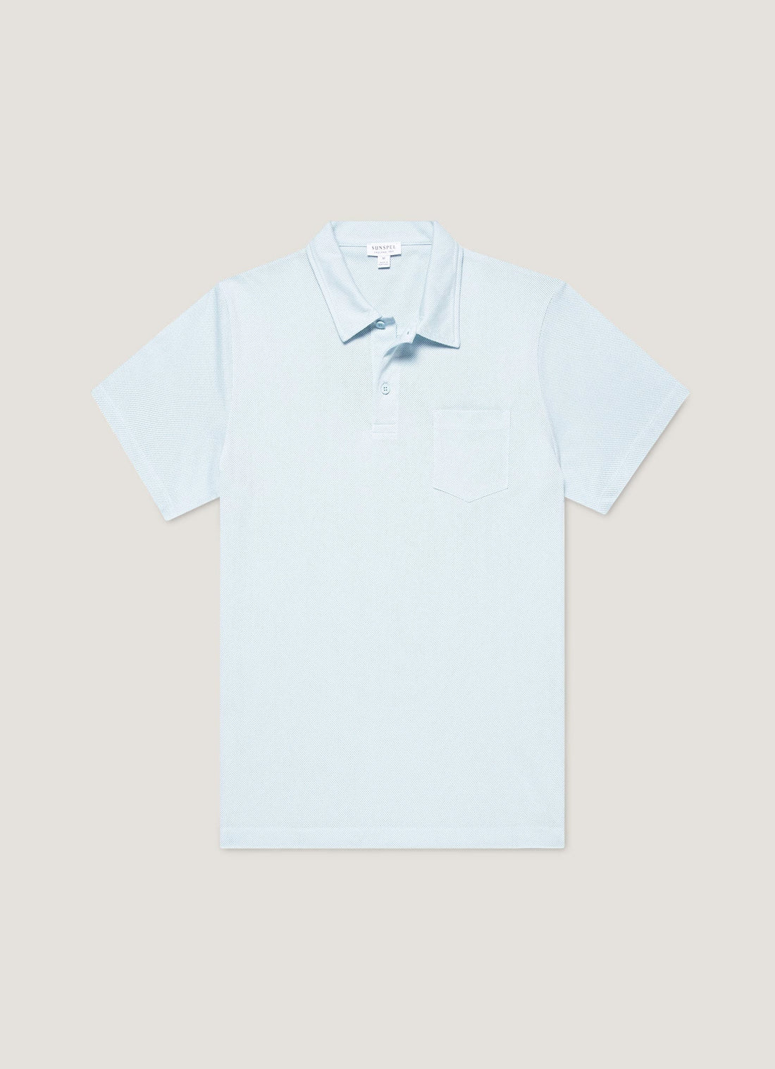 Men's Riviera Polo Shirt in Frost Blue
